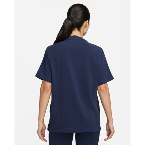 Nike Women's Short-Sleeve Softball Windshirt Blue Size Large FD9344-419 - Picture 2 of 8